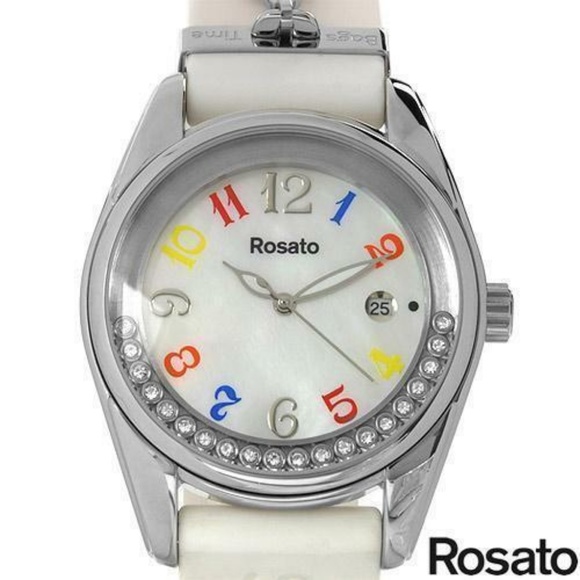 SALE!! S Rosato watch by Bags Time white and yellow. 3 - Picture 2 of 8